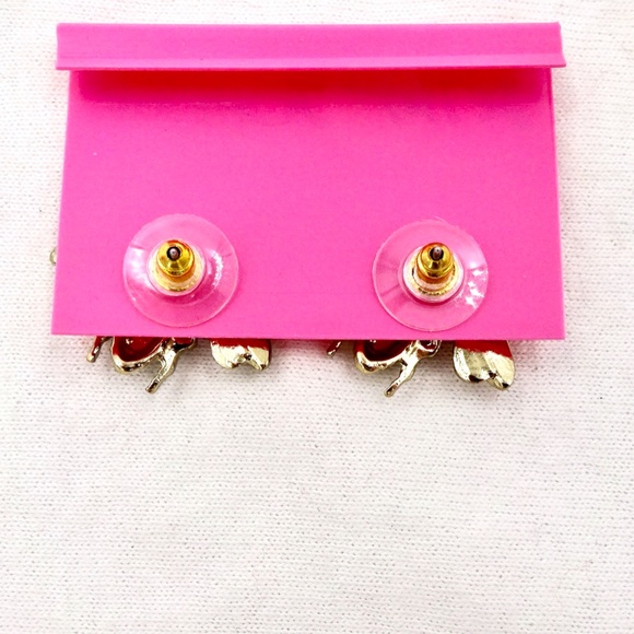 BETSEY JOHNSON EARRINGS FLY BEE BUG - Picture 7 of 9